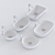 Form Washbasin | Ceramic Countertop Sink 3D model small image 3