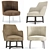 Elegantly Chic Hera Armchair 3D model small image 1