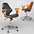 Adjustable Ergonomic Office Chair 3D model small image 1