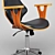 Adjustable Ergonomic Office Chair 3D model small image 2