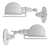 RH Atelier Sconce: Realistic Model with Adjustable Height 3D model small image 3