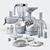 Advanced Food Processor: Philips HR7766 3D model small image 1