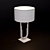 Elegant Art Deco Lamp 3D model small image 3