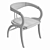 Peru M270: Stylish Armchair for Modern Spaces 3D model small image 3