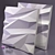 STELLS Gypsum 3D Panel: Elegant and Artistic 3D model small image 1