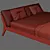 Elegant Mellow/Zeitraum Bed 3D model small image 3