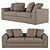 Tosconova Kevin Sofa: Timeless Elegance 3D model small image 1