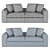 Tosconova Kevin Sofa: Timeless Elegance 3D model small image 2