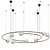 Sleek Dual Light Fixture 3D model small image 1