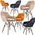 Modern Kendall Armchair: Ready-to-Use Designer Piece 3D model small image 1