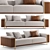 Luxurious Deven Sofa: Elegant and Comfortable 3D model small image 1