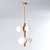 THEMIS Pendant Light: Natural Opal Glass, E14 Lampholder 3D model small image 1