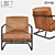 Stylish LoftDesign Armchair - Model 2546 3D model small image 1