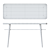 Modern Chantal Console: Stylish and Functional 3D model small image 3