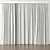 Elegant Silk Draperies: Curtains 01 3D model small image 2