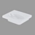 NATURE 50 Inset Sink: White 3D model small image 1