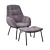 Comfort in Style: Delafield Armchair 3D model small image 1