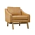 Elegant Coronet Armchair: Stylish and Luxurious 3D model small image 2