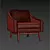 Elegant Coronet Armchair: Stylish and Luxurious 3D model small image 3