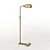 Elegant Brass Floor Lamp 3D model small image 1