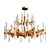 Elegant Crystal Chandelier Collection 3D model small image 3
