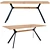 Scandi Oak Table: Stylish, Spacious, and Versatile 3D model small image 1