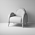BEETLE Armchair: Comfort Meets Style 3D model small image 3