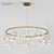 Heracleum LED Chandelier: Modern Metal and Acrylic Lighting 3D model small image 1