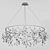 Heracleum LED Chandelier: Modern Metal and Acrylic Lighting 3D model small image 2