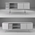 Modern Aura Sideboard: Elegant Design 3D model small image 3