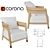 Caroline: Elegant Comfort for Your Home 3D model small image 1