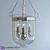 Lumina Deco Leo Chrome Pendant 3D model small image 2