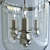 Lumina Deco Leo Chrome Pendant 3D model small image 3