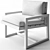 Saler Soft Teak: Cozy Garden Armchair 3D model small image 3