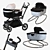 Orbit Baby G3: Innovative Baby Stroller 3D model small image 2