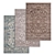 Luxury Carpet Set - High-Quality Textures 3D model small image 1