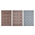 Premium Carpet Collection: Set of 3 High-Quality Textured Carpets 3D model small image 3