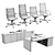 Sleek Blade Furniture Collection 3D model small image 3
