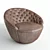 Agon Visionnaire: Luxurious Upholstered Chair 3D model small image 1