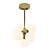 Scandinavian Glass Pendant Lamp 3D model small image 2