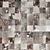 Fur Fusion Gray Patchwork Carpet 3D model small image 2