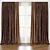 Elegant Curtain Collection - Set of 3 3D model small image 1