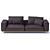 Sleek Ettore Sofa by Citterio 3D model small image 3