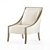 Elegant Caracole A FINE LINE Armchair 3D model small image 1