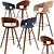 Sleek Chino Counter Stool - Modern Design for Stylish Spaces 3D model small image 1