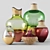 Indian Stacking Vessels: Utopian Functional Art 3D model small image 1