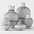 Indian Stacking Vessels: Utopian Functional Art 3D model small image 2