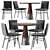 Modern Dining Set: Bonaldo PIL & ENNE ECHO 3D model small image 4