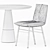 Modern Dining Set: Bonaldo PIL & ENNE ECHO 3D model small image 8