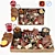 Delicious Chocolate Board 3D model small image 1